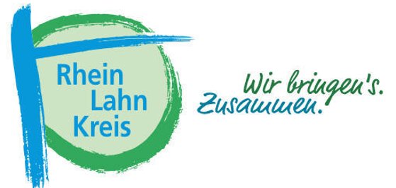 Zu sehen ist das Wappen vom Rhein-Lahn-Kreis