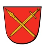 Zu sehen ist das Wappen der Ortsgemeinde Mudershausen