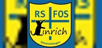 Zu sehen ist das Wappen der Realschule plus und FOS im Einrich