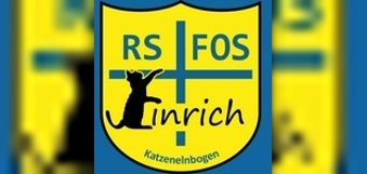 Zu sehen ist das Wappen der Realschule plus und FOS im Einrich