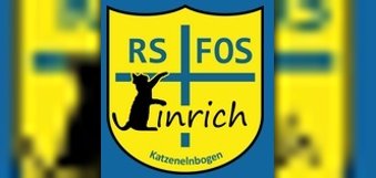 Zu sehen ist das Wappen der Realschule plus und FOS im Einrich