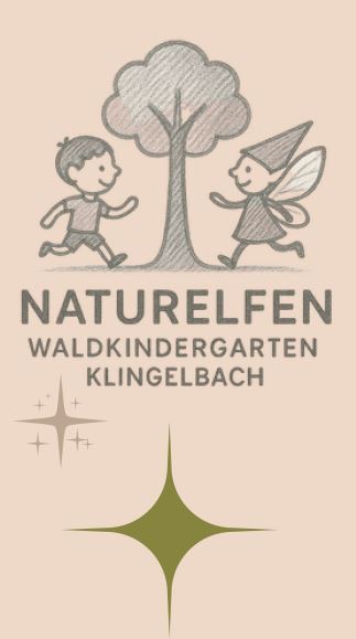 Zu sehen ist das Logo der Waldkita „Naturelfen“ Klingelbach 