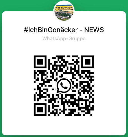 Zu sehen ist der QR-Code vom WhatsApp Kanal von Gutenacker