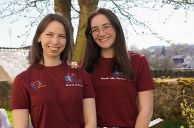 zu sehen sind die beiden Jugendpflegerinnen der VG Manja Al Refai und Annkristin Fangmann