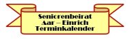 Zu sehen ist der Terminkalender des Seniorenbeirats der VG Aar-Einrich 