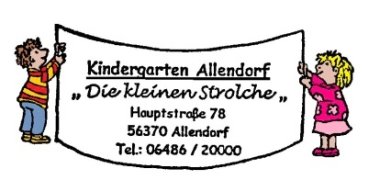 Zu sehen ist das Logo der Kindertagesstätte Allendorf