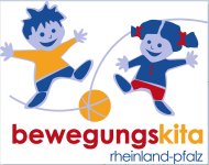 Zu sehen ist das Logo der Bewegungskita Rheinland-Pfalz