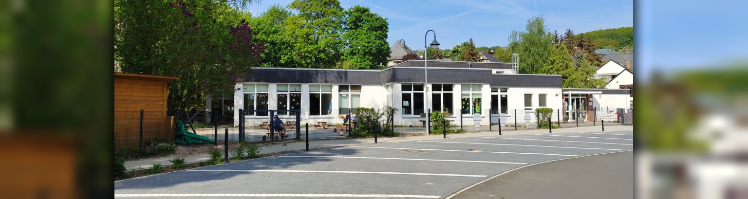 Zu sehen ist die evangelische Kindertagesstätte Katzenelnbogen