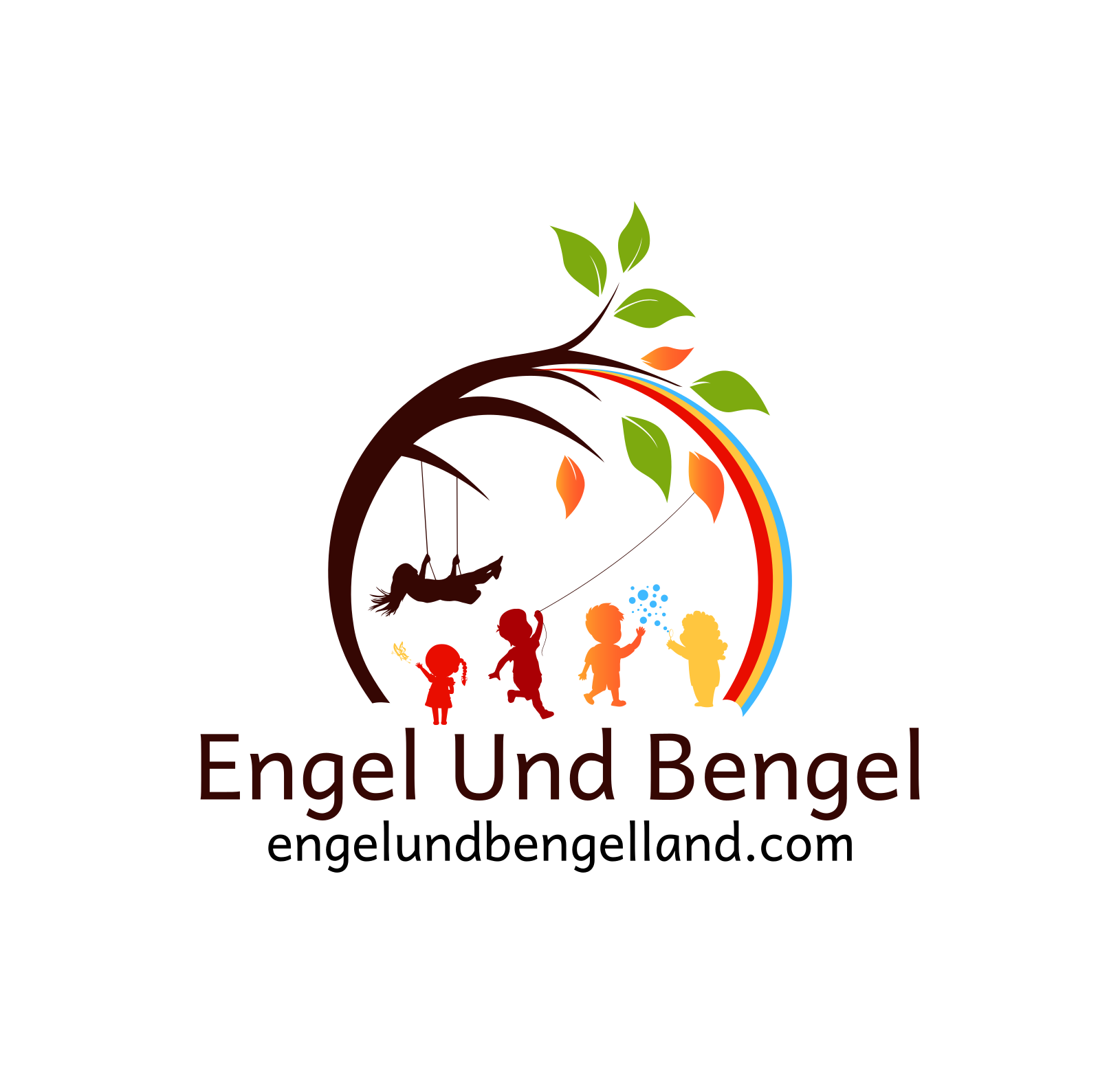 Zu sehen ist das Logo der Kindertagespflege Hahnstätten - Engel und Bengel Land