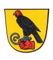 Zu sehen ist das Wappen der Ortsgemeinde Eisighofen