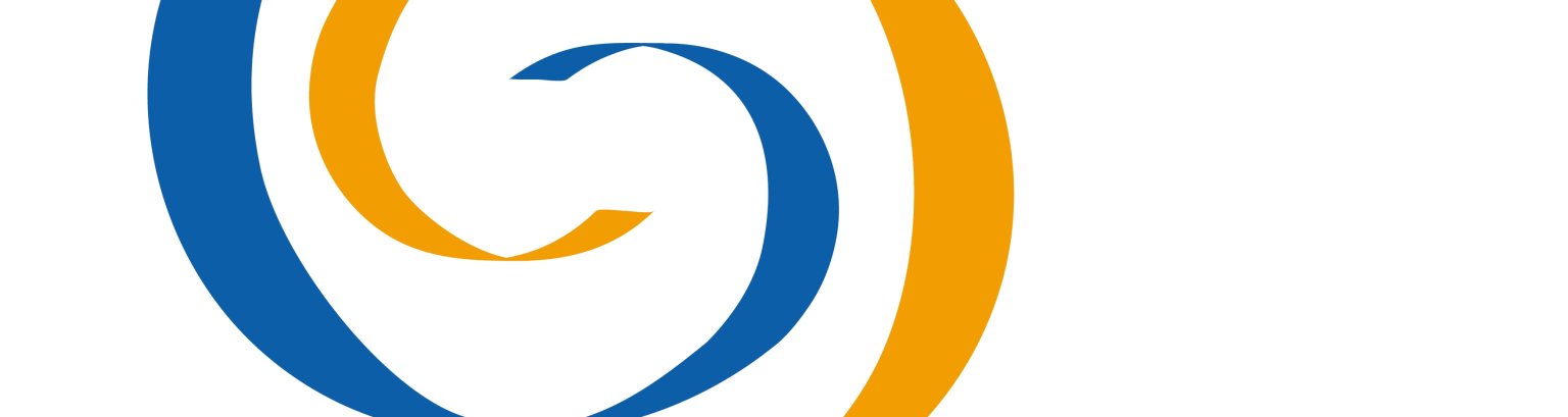 Zu sehen ist das Tribal Logo der Verbandsgemeinde Aar-Einrich in orange und blau