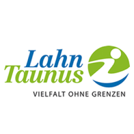 Logo der Lahn-Taunus Touristik e.V. Zu sehen ist das Logo der Lahn-Taunus Touristik e.V.