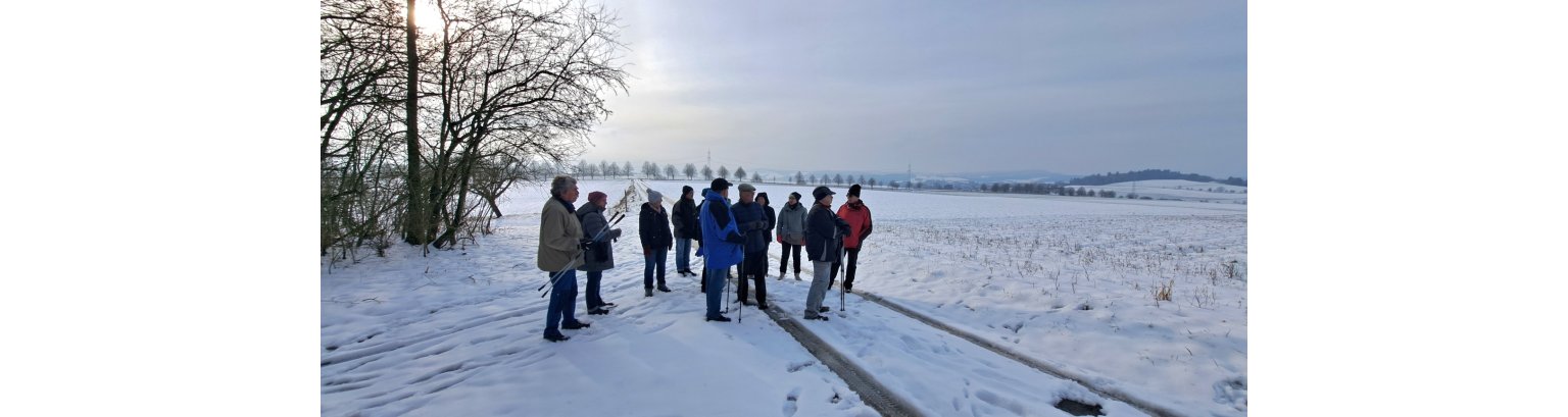 Zu sehen sind Wanderer der 233. Völkerwanderung in Hadamar.